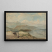 Küstenlandschaft - Frank William Warwick Topham — gerahmtes Bild an der Wand