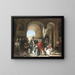 La Poste Restante - François-Auguste Biard — gerahmtes Bild an der Wand