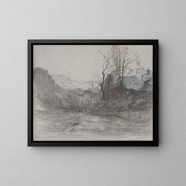 Approcher Morestal - François-Auguste Ravier — gerahmtes Bild an der Wand