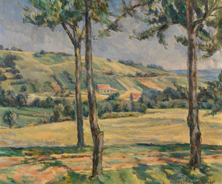 Landschaft mit drei Bäumen - François-Charles Schenckbecher — Ansicht des Kunstwerks