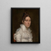 Portrait der Lady Huart Chappel - François-Joseph Navez — gerahmtes Bild an der Wand