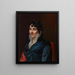 Portrait einer Frau, traditionell als Henriette Lousbergs identifiziert - François-Joseph Navez — gerahmtes Bild an der Wand