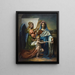 Sainte Cécile de Rome - François-Joseph Navez — gerahmtes Bild an der Wand
