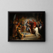 Der Taufe des Chlodwig - François-Louis Dejuinne — gerahmtes Bild an der Wand
