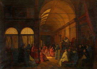 FranoisMarius Granet - Before the Conclave.webp