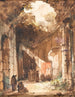 Moines am Kolosseum - François-Marius Granet — Ansicht des Kunstwerks