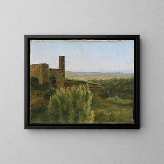 FranoisMarius Granet - View of Tivoli with the Church of San Silvestro.webp