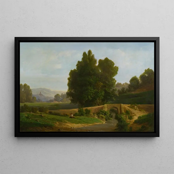 Franois Antoine Lon Fleury - Man Resting In A Landscape.webp