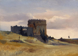 Franois Antoine Lon Fleury - The Tomb of Cecaelia Metella.webp