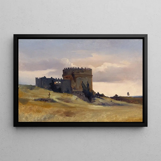 Franois Antoine Lon Fleury - The Tomb of Cecaelia Metella.webp