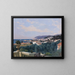 San Remo Gemälde vom Terrasse von Louis Ormond 1878 - François Bocion — gerahmtes Bild an der Wand