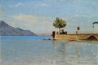 Franois Bocion - The Pier At Territet.webp
