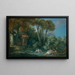 Les Baigneuses - François Boucher — gerahmtes Bild an der Wand