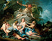 Merkur, der das Kind Bacchus den Nymphen von Nysa vertraut - François Boucher — Ansicht des Kunstwerks