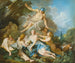 Merkur, der das Kind Bacchus den Nymphen anvertraut - François Boucher — Ansicht des Kunstwerks