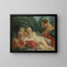 Pan und Syrinx - François Boucher — gerahmtes Bild an der Wand