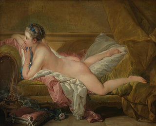 Mädchen in Ruhe - François Boucher — Ansicht des Kunstwerks