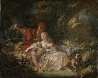 Hirten und Hirtinnen - François Boucher — Ansicht des Kunstwerks