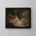 Hirten und Hirtinnen - François Boucher — gerahmtes Bild an der Wand