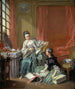 Die Modistin - François Boucher — Ansicht des Kunstwerks