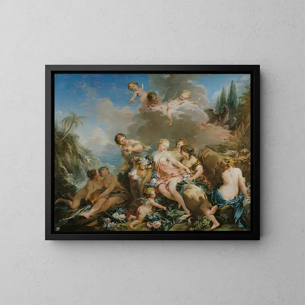 Le Viol d'Europe - François Boucher — gerahmtes Bild an der Wand