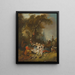 Der Ruhezustand bei der Jagd - François Boucher — gerahmtes Bild an der Wand