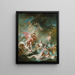 Der Sonnenuntergang - François Boucher — gerahmtes Bild an der Wand
