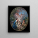 Jungfrau mit Kind mit dem jungen Johannes dem Täufer und Engeln - François Boucher — gerahmtes Bild an der Wand
