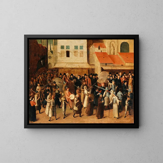 La Procession de la Ligue - François Bunel le Jeune — gerahmtes Bild an der Wand