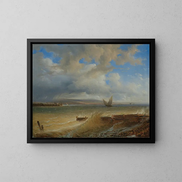 L'orage - François Diday — gerahmtes Bild an der Wand