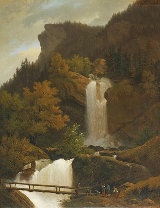 Franois Diday - The Waterfall Of Wandel Near Brienz.webp