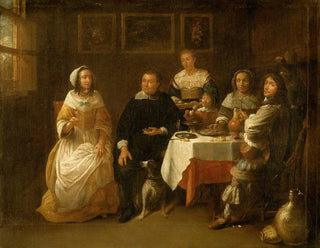 Familienzusammenkunft - François Duchatel — Ansicht des Kunstwerks