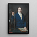 Portrait von Antoine François Graf von Fourcroy - François Dumont — gerahmtes Bild an der Wand