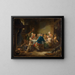 Der trinkende König - François Eisen — gerahmtes Bild an der Wand