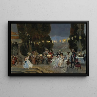 Franois Flameng - An Evenings Entertainment For Josephine.webp