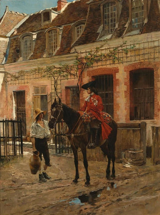 Franois Flameng - Le renseignement.webp