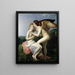 Cupidon und Psyche - François Gérard — gerahmtes Bild an der Wand