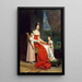 Julie Bonaparte als spanische Königin mit ihren Töchtern Zénaïde und Charlotte - François Gérard — gerahmtes Bild an der Wand