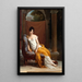 Portrait von Juliette Récamier geborene Bernard - François Gérard — gerahmtes Bild an der Wand