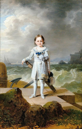 Franois Joseph Kinson - Portrait Of Prince NapolonLouis Bonaparte.webp
