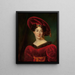 Portrait de Madame Lestapis et Boode Fille d'Henry Boode - François Joseph Kinson — gerahmtes Bild an der Wand