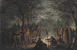 Franois Joseph Pfeiffer II - Kamp van de kozakken buiten de Muiderpoort te Amsterdam 1813.webp