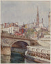 Le pont Saint-Michel - François Max Bugnicourt — Ansicht des Kunstwerks