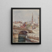 Le pont Saint-Michel - François Max Bugnicourt — gerahmtes Bild an der Wand