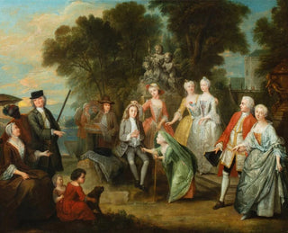 Ein Spiel im Schlosspark - François Octavien — Ansicht des Kunstwerks