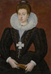 Portrait einer französischen Edlen - François Quesnel — Ansicht des Kunstwerks