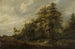 Route dans les bois avec figures de staffage - François van Knibbergen — Ansicht des Kunstwerks