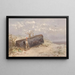 Boot am Strand - Frans Arnold Breuhaus de Groot — gerahmtes Bild an der Wand