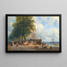 Die Auswanderer - Frans Breuhaus de Groot — gerahmtes Bild an der Wand
