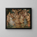 Bankett der Götter - Frans Floris — gerahmtes Bild an der Wand